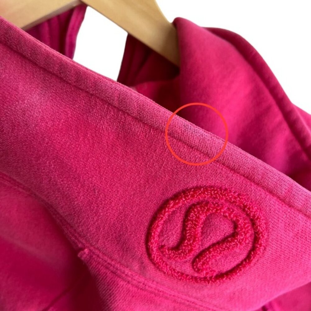 Lululemon Scuba Hoodie Size 2 Pink Raspberry Glo Light - Picture 12 of 13
